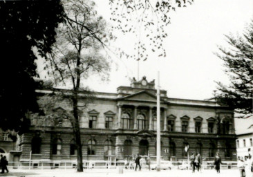 Stadtarchiv Weimar, 60 10-5/15, Blick auf den Goetheplatz, 1988