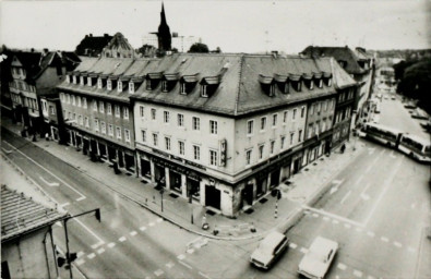 Stadtarchiv Weimar, 60 10-5/15, Blick auf den Goetheplatz , 1985