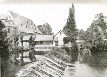 Stadtarchiv Weimar, 60 10-5/16, Blick auf die Burgmühle an der Ilm, ohne Datum