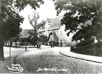 Stadtarchiv Weimar, 60 10-5/16, Blick auf den Kegelplatz, 1867