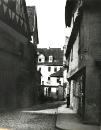 Stadtarchiv Weimar, 60 10-5/18, Blick in die Luthergasse, ohne Datum