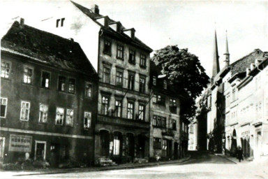 Stadtarchiv Weimar, 60 10-5/16, Blick in die Vorwerksgasse , um 1950