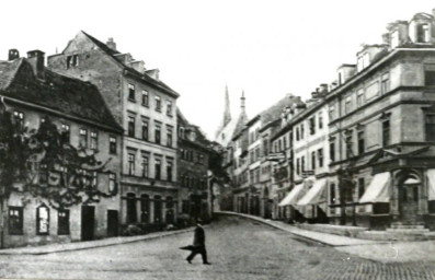 Stadtarchiv Weimar, 60 10-5/16, Blick in die Vorwerksgasse, um 1900