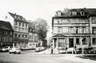 Stadtarchiv Weimar, 60 10-5/16, Blick in die Vorwerksgasse , 1975