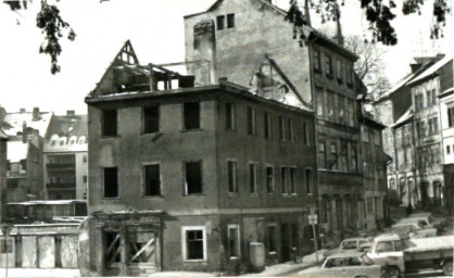 Stadtarchiv Weimar, 60 10-5/16, Blick in die Vorwerksgasse, 1985