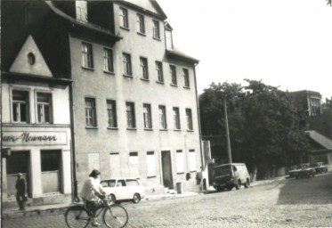 Stadtarchiv Weimar, 60 10-5/16, Blick in die Gerberstraße, 1980