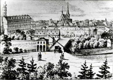 Stadtarchiv Weimar, 60 10-5/16, Blick auf die Kegelbrücke mit Burgmühle, ohne Datum