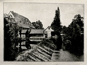 Stadtarchiv Weimar, 60 10-5/16, Blick auf die Burgmühle, ohne Datum