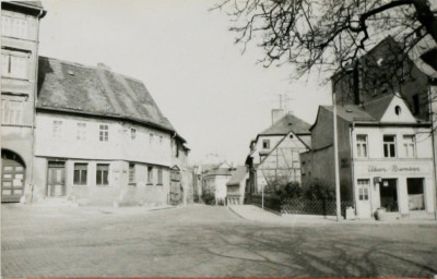 Stadtarchiv Weimar, 60 10-5/16, Blick in den Brühl , 1983