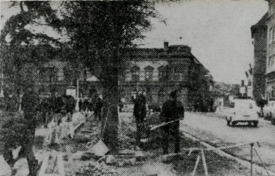 Stadtarchiv Weimar, 60 10-5/17, Bauarbeiten am Graben (Zeitungsausschnitt), ohne Datum