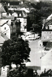 Stadtarchiv Weimar, 60 10-5/17, Blick auf die Straße "Graben", 1975