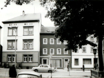 Stadtarchiv Weimar, 60 10-5/17, Blick auf die Häuser Graben 15-19, 1985