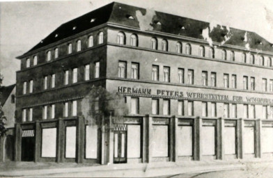 Stadtarchiv Weimar, 60 10-5/17, Blick auf Entwurf eines Geschäftshauses Jakobstraße 18/ Ecke Graben, vor 1940