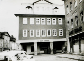 Stadtarchiv Weimar, 60 10-5/17, Blick vom Untergraben auf Haus Graben 45, ohne Datum