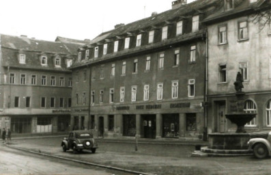 Stadtarchiv Weimar, 60 10-5/17, Blick in die Straße "Graben", 1960