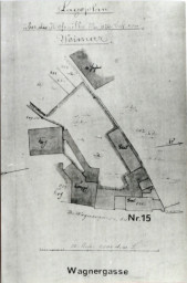 Stadtarchiv Weimar, 60 10-5/17, Lageplan Wagnergasse 15, ohne Datum