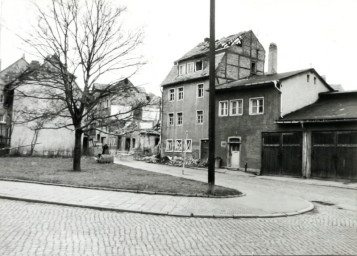 Stadtarchiv Weimar, 60 10-5/17, Blick in die Wagnergasse , 1983