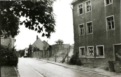 Stadtarchiv Weimar, 60 10-5/17, Blick in die Wagnergasse , 1985