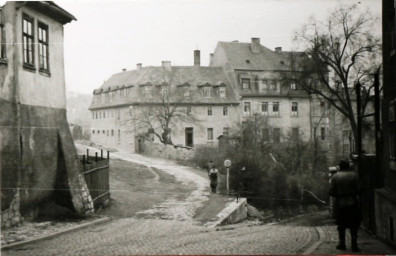 Stadtarchiv Weimar, 60 10-5/17, Blick in die Wagnergasse , 1986