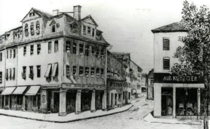 Stadtarchiv Weimar, 60 10-5/18, Blick in die Jakobstraße, ohne Datum