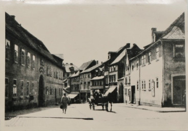 Stadtarchiv Weimar, 60 10-5/18, Blick vom Jakobsplan in die obere Jakobstraße, um 1900