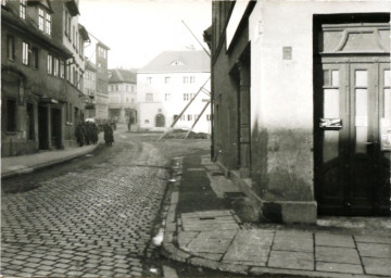 Stadtarchiv Weimar, 60 10-5/18, Blick vom Graben in die Jakobstraße, um 1942