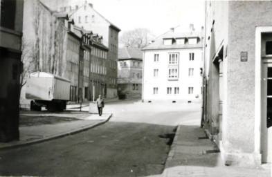 Stadtarchiv Weimar, 60 10-5/18, Blick vom Graben in die Jakobstraße, 1980