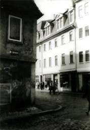 Stadtarchiv Weimar, 60 10-5/18, Blick aus der Luthergasse in die Jakobstraße, ohne Datum