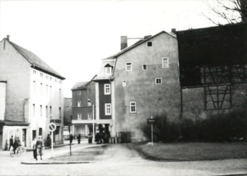 Stadtarchiv Weimar, 60 10-5/18, Blick in die Jakobstraße , ohne Datum