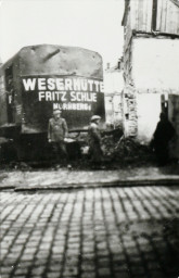 Stadtarchiv Weimar, 60 10-5/18, Wagen mit Aufschrift , ohne Datum