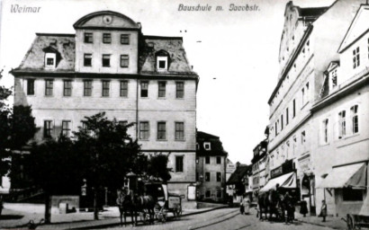 Stadtarchiv Weimar, 60 10-5/18, Blick in die Jakobstraße, um 1910