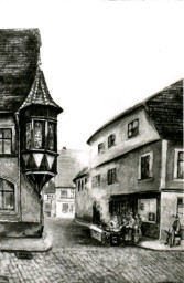 Stadtarchiv Weimar, 60 10-5/18, Blick in die Luthergasse, um 1920