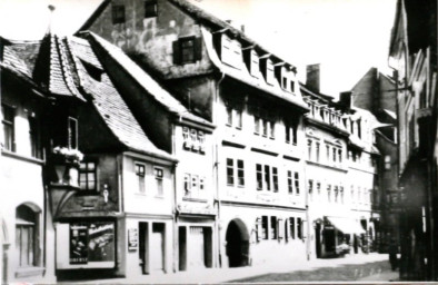 Stadtarchiv Weimar, 60 10-5/18, Blick in die Jakobstraße 14-6, vor 1945