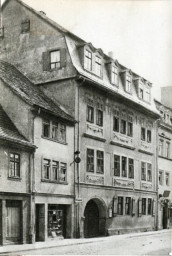 Stadtarchiv Weimar, 60 10-5/18, Blick auf die Jakobstraße 12-8, ohne Datum