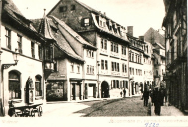 Stadtarchiv Weimar, 60 10-5/18, Blick in die Jakobstraße , um 1910