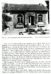 Stadtarchiv Weimar, 60 10-5/18, Artikel über den Garten des Kirms-Krackow-Hauses , ohne Datum