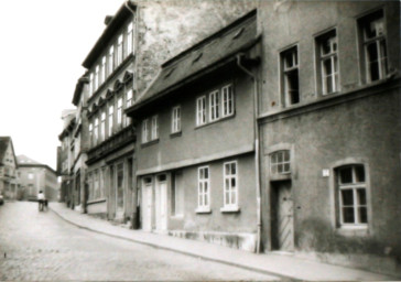 Stadtarchiv Weimar, 60 10-5/18, Blick in die Jakobstraße , ohne Datum