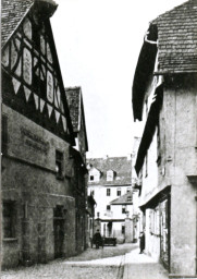 Stadtarchiv Weimar, 60 10-5/18, Blick in die Luthergasse , um 1900