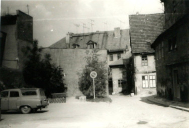 Stadtarchiv Weimar, 60 10-5/18, Blick in die Luthergasse , 1982