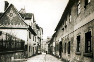 Stadtarchiv Weimar, 60 10-5/19, Blick in die Große Kirchgasse, um 1920