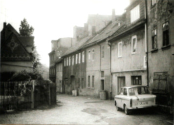 Stadtarchiv Weimar, 60 10-5/19, Blick in die Große Kirchgasse, ohne Datum