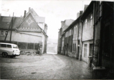 Stadtarchiv Weimar, 60 10-5/19, Blick in die Grosse Kirchgasse , 1974