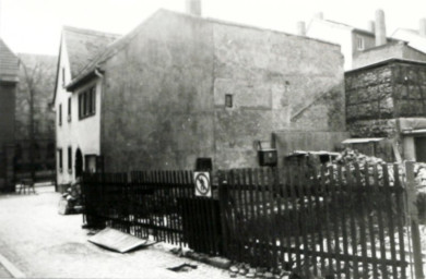 Stadtarchiv Weimar, 60 10-5/19, Blick in die Kleine Kirchgasse , ohne Datum