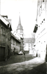 Stadtarchiv Weimar, 60 10-5/19, Blick in die Kleine Kirchgasse , 1974