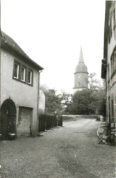 Stadtarchiv Weimar, 60 10-5/19, Blick in die Kleine Kirchgasse , nach 1977