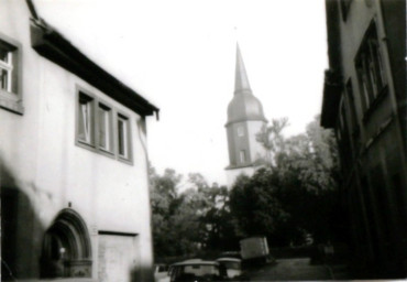 Stadtarchiv Weimar, 60 10-5/19, Blick in die Kleine Kirchgasse , 1983