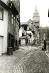 Stadtarchiv Weimar, 60 10-5/19, Blick in die Kleine Kirchgasse , ohne Datum