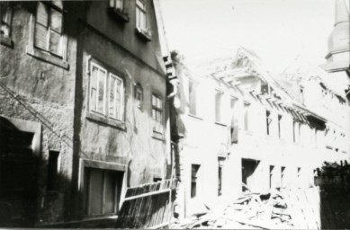 Stadtarchiv Weimar, 60 10-5/19, Blick in die Kleine Kirchgasse, ohne Datum