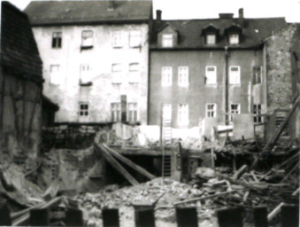 Stadtarchiv Weimar, 60 10-5/19, Blick in die Kleine Kirchgasse , ohne Datum