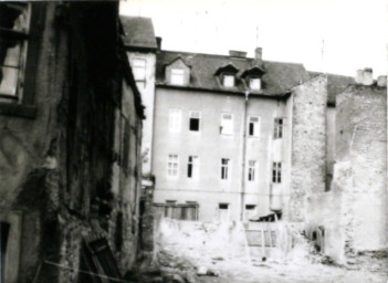 Stadtarchiv Weimar, 60 10-5/19, Blick in die Kleine Kirchgasse, ohne Datum